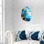 Wallity Pintura decorativa de vidrio templado UV-1104 35 x 50 cm Multicolor